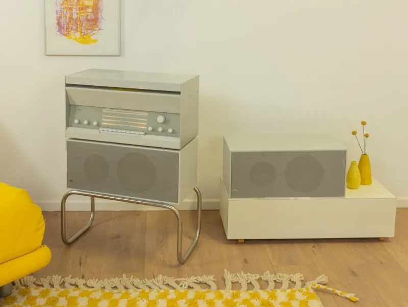 Pamono 3 & L 40 Speakers by Dieter Rams for Braun Atelier, 1960s> Electronics