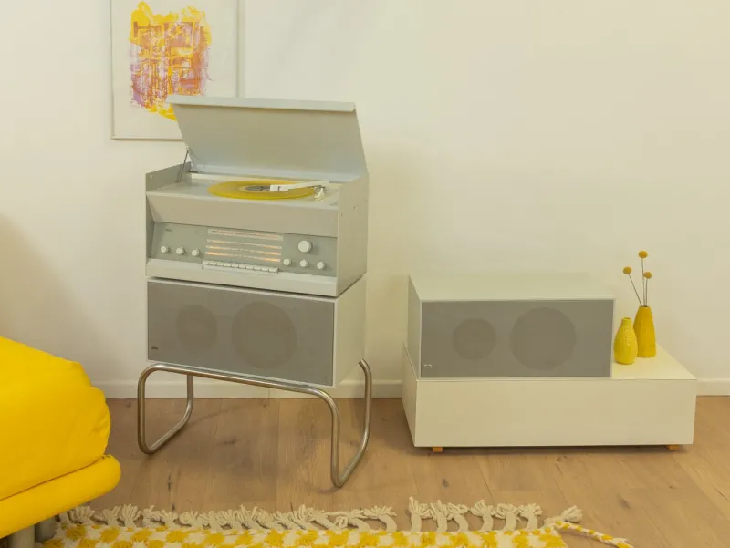 Pamono 3 & L 40 Speakers by Dieter Rams for Braun Atelier, 1960s> Electronics