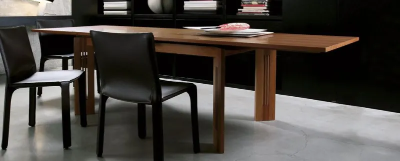 New Pamono 320 Berlino Extendable Table by Charles Rennie Mackintosh for Cassina