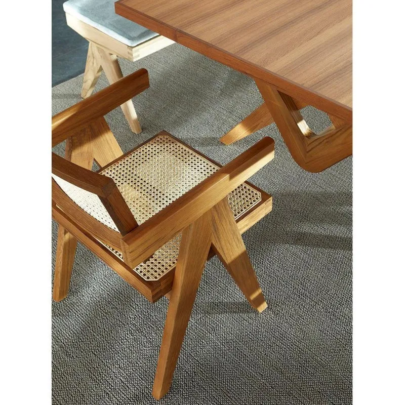 New Pamono 051 Capitol Complex Office Chair with Cushion by Pierre Jeanneret for Cassina