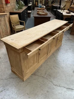 Pamono 4 Door Elm Sideboard, 19th Century><noscript><img width=