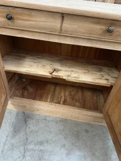 Pamono 4 Door Elm Sideboard, 19th Century><noscript><img width=
