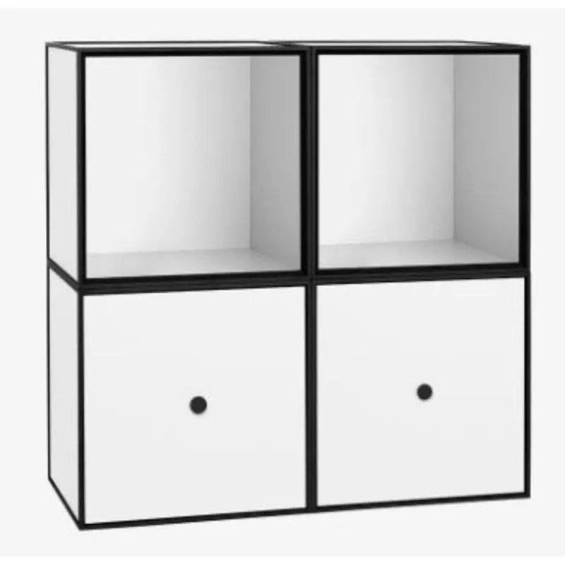 Pamono 35 Fjord Frame Square Standard Box by Lassen> Trunks, Crates & Baskets