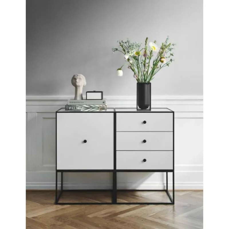 Pamono 35 Fjord Frame Square Standard Box by Lassen> Trunks, Crates & Baskets
