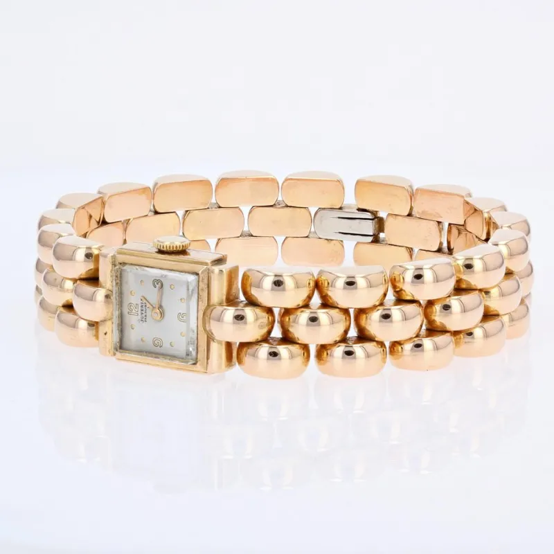 Pamono 18 Karat French Yellow Gold Ladys Watch, 1960s> Watches