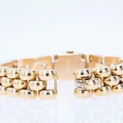 Pamono 18 Karat French Yellow Gold Ladys Watch, 1960s><noscript><img width=