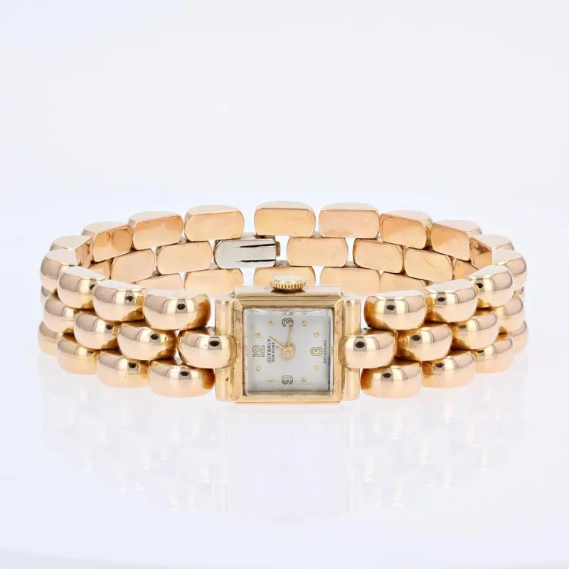 Pamono 18 Karat French Yellow Gold Ladys Watch, 1960s> Watches