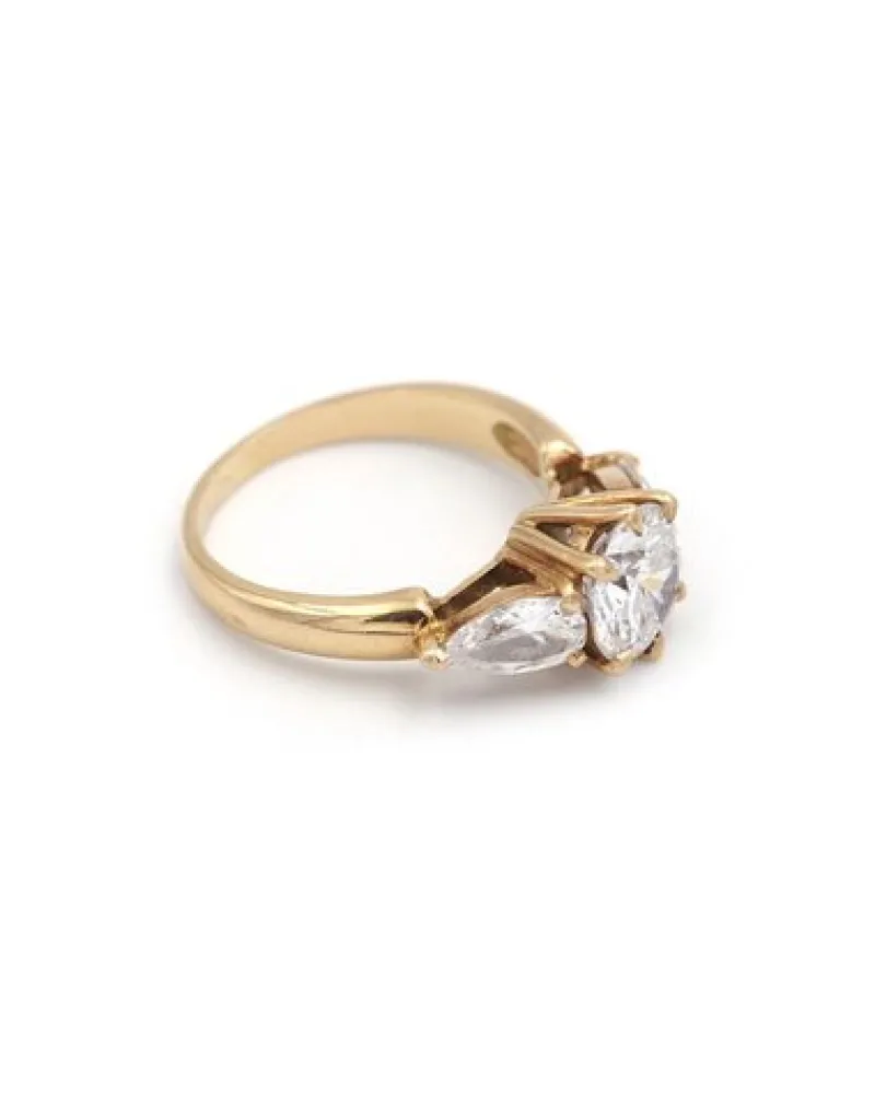 Pamono 18 Karat Gold and Diamond Engagement Ring> Rings