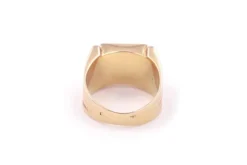 Best Pamono 18 Karat Gold and Onyx Signet Ring