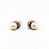 Outlet Pamono 18 Karat Gold Earrings with Diamonds, Set of 2