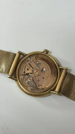 Hot Pamono 18 Karat Gold KLTS Omega Watch from Omega, 1950s
