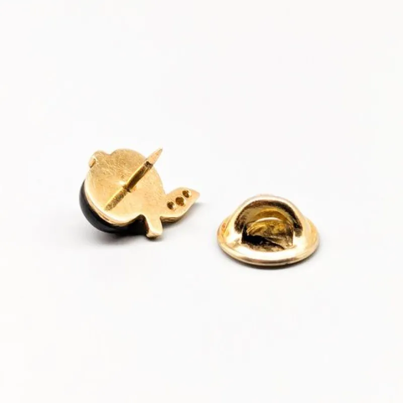 Clearance Pamono 18 Karat Gold Pin with Diamonds
