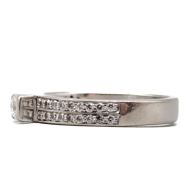 Outlet Pamono 18 Karat Gold Ring with Diamonds