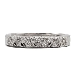 Online Pamono 18 Karat Gold Ring with Diamonds