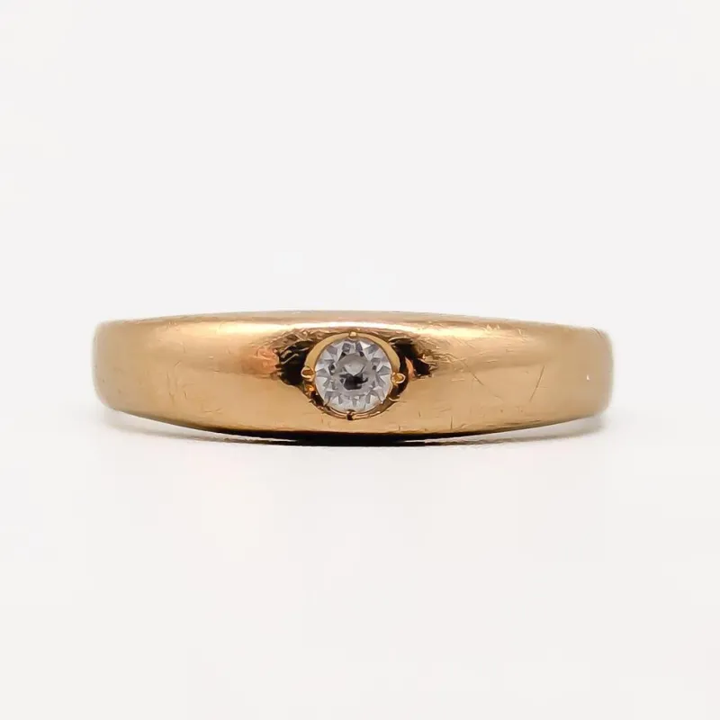 Outlet Pamono 18 Karat Gold Ring with Stone