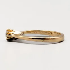 Pamono 18 Karat Gold Ring with White Stone><noscript><img width=