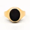Pamono 18 Karat Gold Signet Ring with Onyx> Rings
