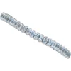 Hot Pamono 18 Karat White Gold Bracelet with Aquamarine and Diamonds