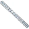 Pamono 18 Karat White Gold Bracelet with Aquamarine and Diamonds> Bracelets