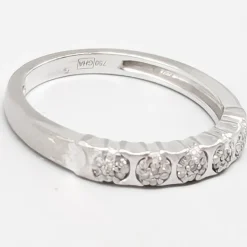 Pamono 18 Karat White Gold Ring with Diamonds><noscript><img width=
