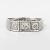 Pamono 14 Karat White Gold Ring with Diamonds> Rings