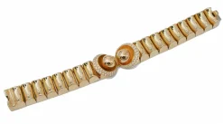 Clearance Pamono 18 Karat Yellow Gold Bracelet with Diamonds