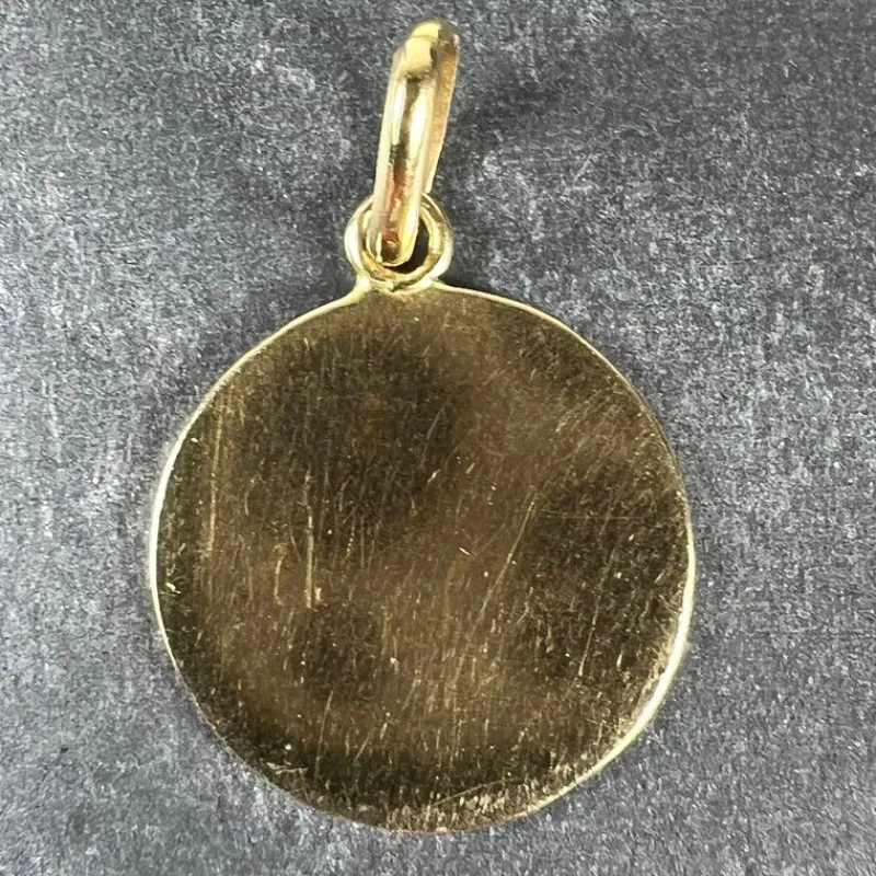 Pamono 18 Karat Yellow Gold Cancer Zodiac Charm Medal Pendant, 1950s> Necklaces