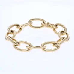 Pamono 18 Karat Yellow Gold Convict Mesh Bracelet, 1960s><noscript><img width=