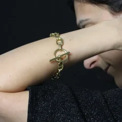 Pamono 18 Karat Yellow Gold Navy Mesh Bracelet, 1960s> Bracelets