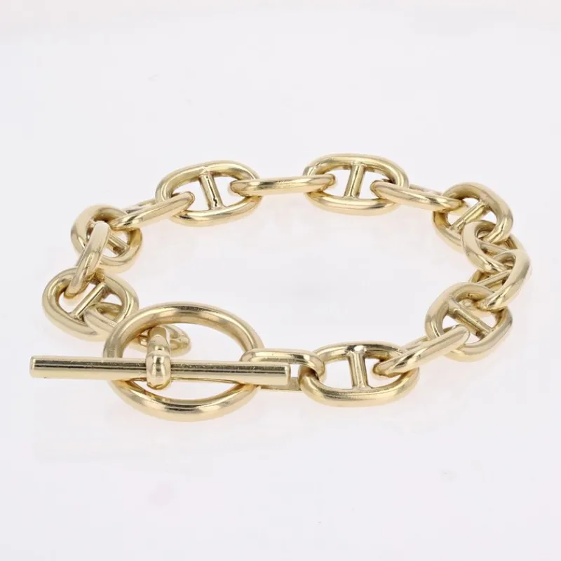 Pamono 18 Karat Yellow Gold Navy Mesh Bracelet, 1960s> Bracelets