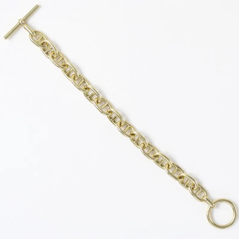 Pamono 18 Karat Yellow Gold Navy Mesh Bracelet, 1960s> Bracelets