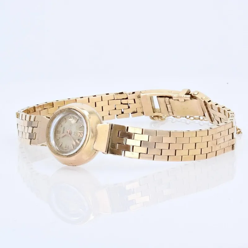 Outlet Pamono 18 Karat Yellow Gold Omega Ladys Watch, France, 1960s