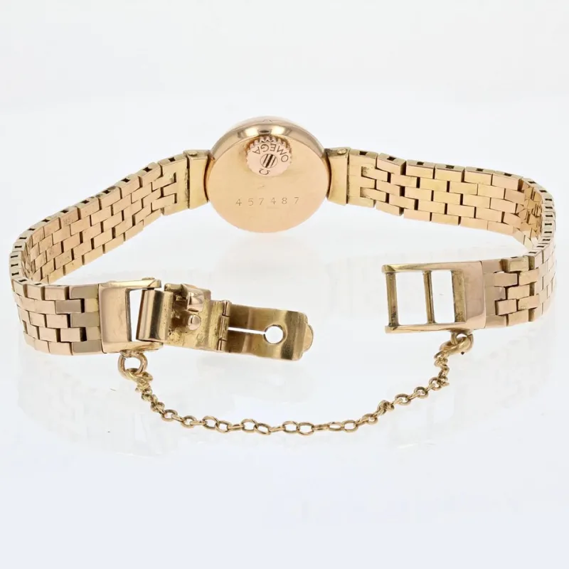 Outlet Pamono 18 Karat Yellow Gold Omega Ladys Watch, France, 1960s