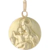 Pamono 18 Karat Yellow Gold Scapular Medal Pendant> Necklaces