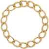 Sale Pamono 18 Karat Yellow Gold Twisted Curb Chain Links Bracelet, 1960s