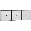 Pamono 42 Light Grey Frame View Box by Lassen> Trunks, Crates & Baskets