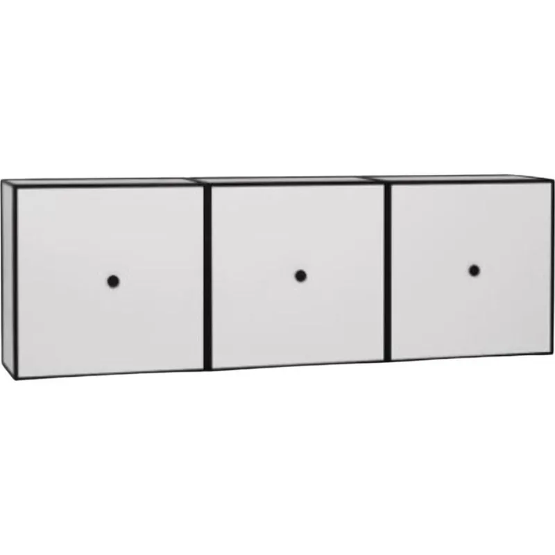 Pamono 42 Light Grey Frame View Box by Lassen> Trunks, Crates & Baskets