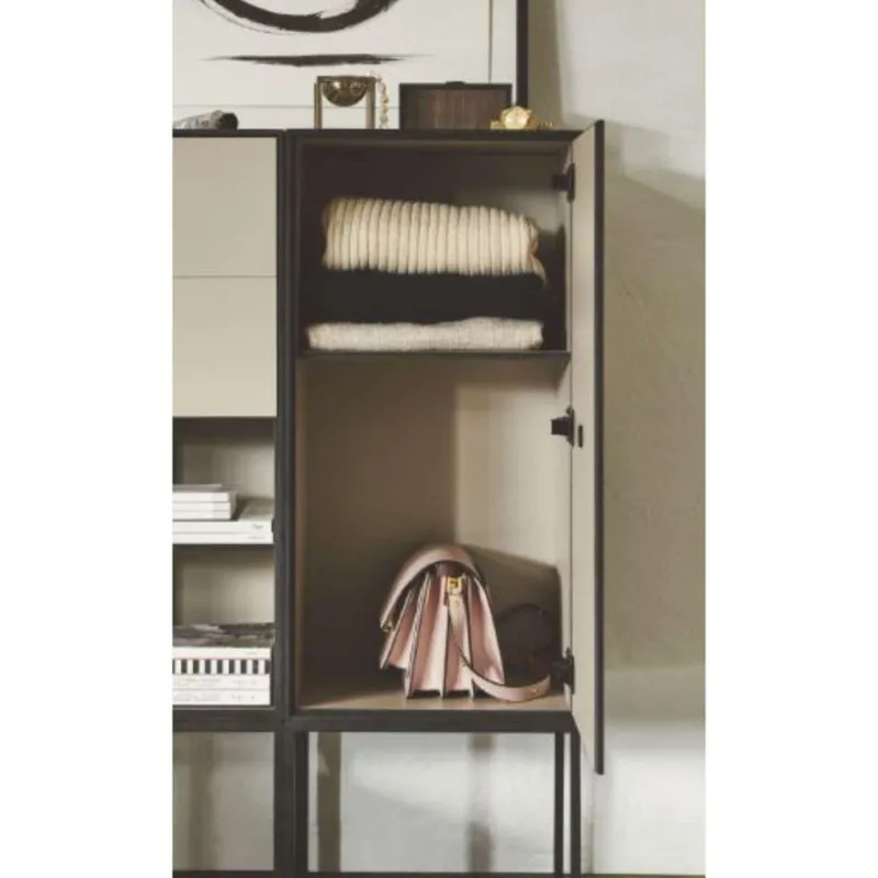 Pamono 42 Light Grey Frame View Box by Lassen> Trunks, Crates & Baskets