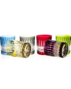Outlet Pamono 320 ml Crystal Whiskey Lowball Glasses by Huta Julia, Set of 6
