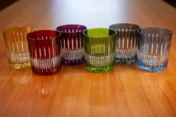 Outlet Pamono 320 ml Crystal Whiskey Lowball Glasses by Huta Julia, Set of 6