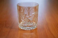 Pamono 320 ml Crystal Whiskey Lowball Glasses by Huta Julia, Set of 6><noscript><img width=