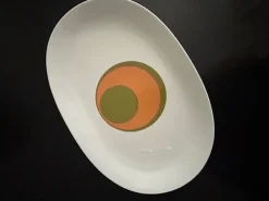 Pamono 17 Plates and Two Dishes in Bareuther Porcelain, 1970s, Set of 19><noscript><img width=