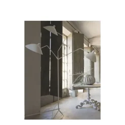 Hot Pamono 3 Rotating Arms Floor Lamp by Serge Mouille