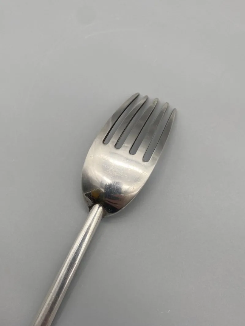 Pamono 925 Silver Fork and Spoon by Carlo Scarpa for Cleto Munari, 1977, Set of 2> Cutlery & Serving Utensils