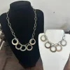 Sale Pamono 925 Silver Necklace and Bracelet Set, 1980s, Set of 2