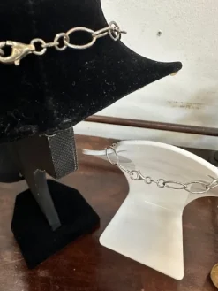 Sale Pamono 925 Silver Necklace and Bracelet Set, 1980s, Set of 2