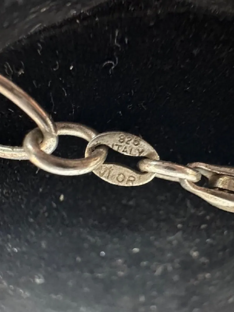 Sale Pamono 925 Silver Necklace and Bracelet Set, 1980s, Set of 2