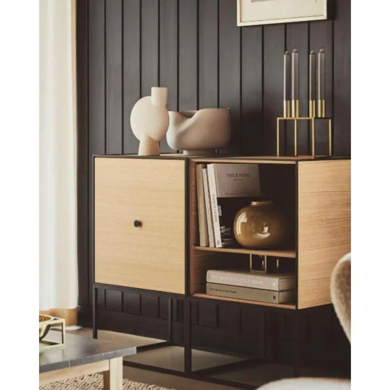 Discount Pamono 49 Smoked Oak Frame Box by Lassen