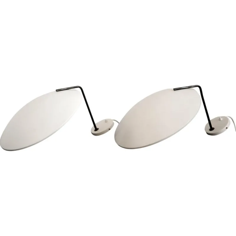 Pamono 232 Wall Lamps by Bruno Gatta, 1962, Set of 2