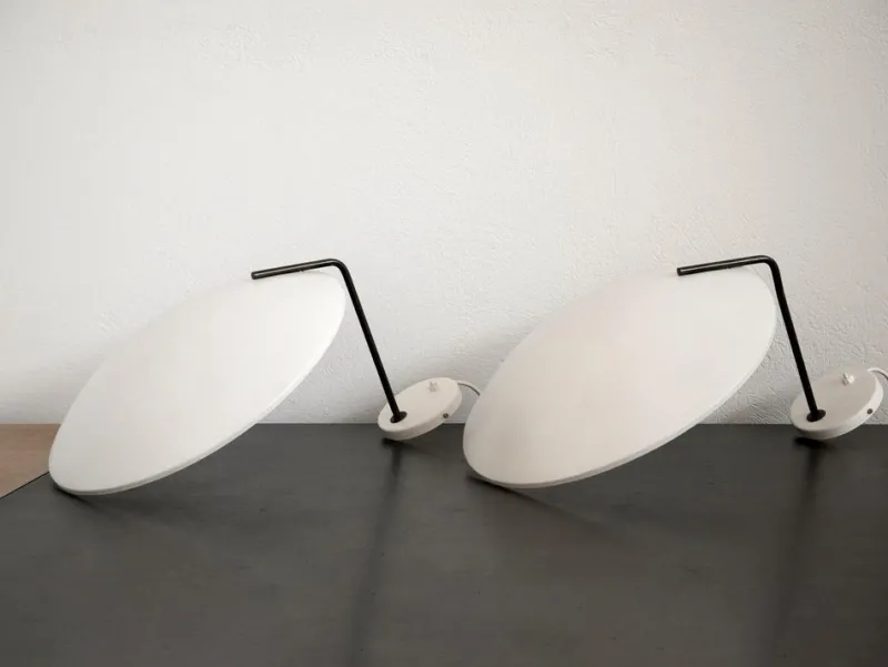 Pamono 232 Wall Lamps by Bruno Gatta, 1962, Set of 2